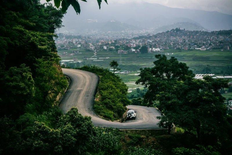 Driving in Nepal